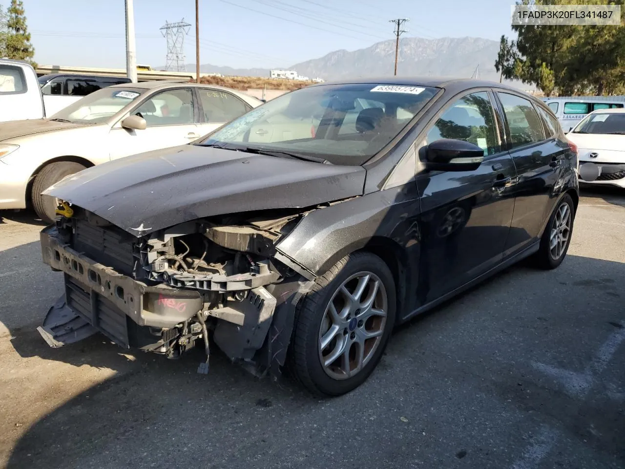 2015 Ford Focus Se VIN: 1FADP3K20FL341487 Lot: 63905724