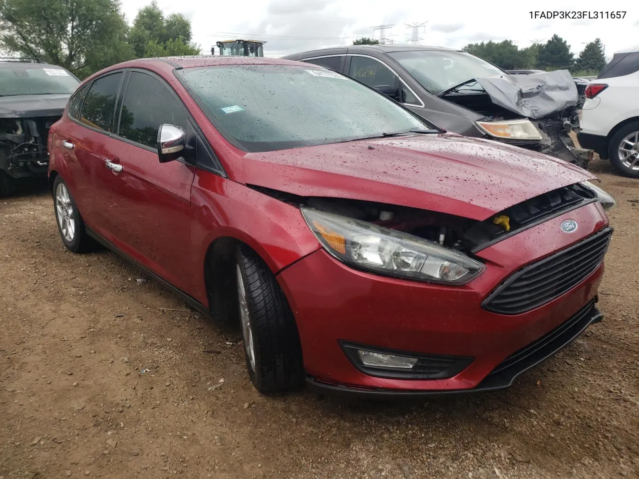 2015 Ford Focus Se VIN: 1FADP3K23FL311657 Lot: 64177534