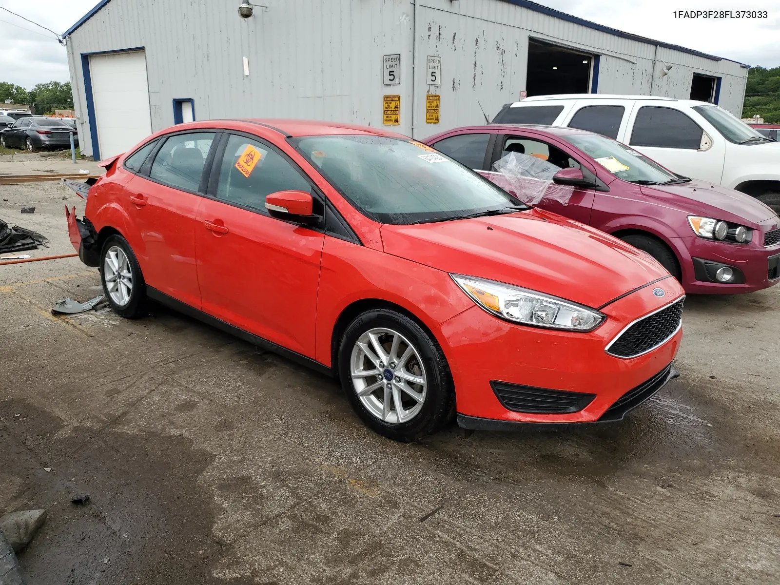 2015 Ford Focus Se VIN: 1FADP3F28FL373033 Lot: 64194224