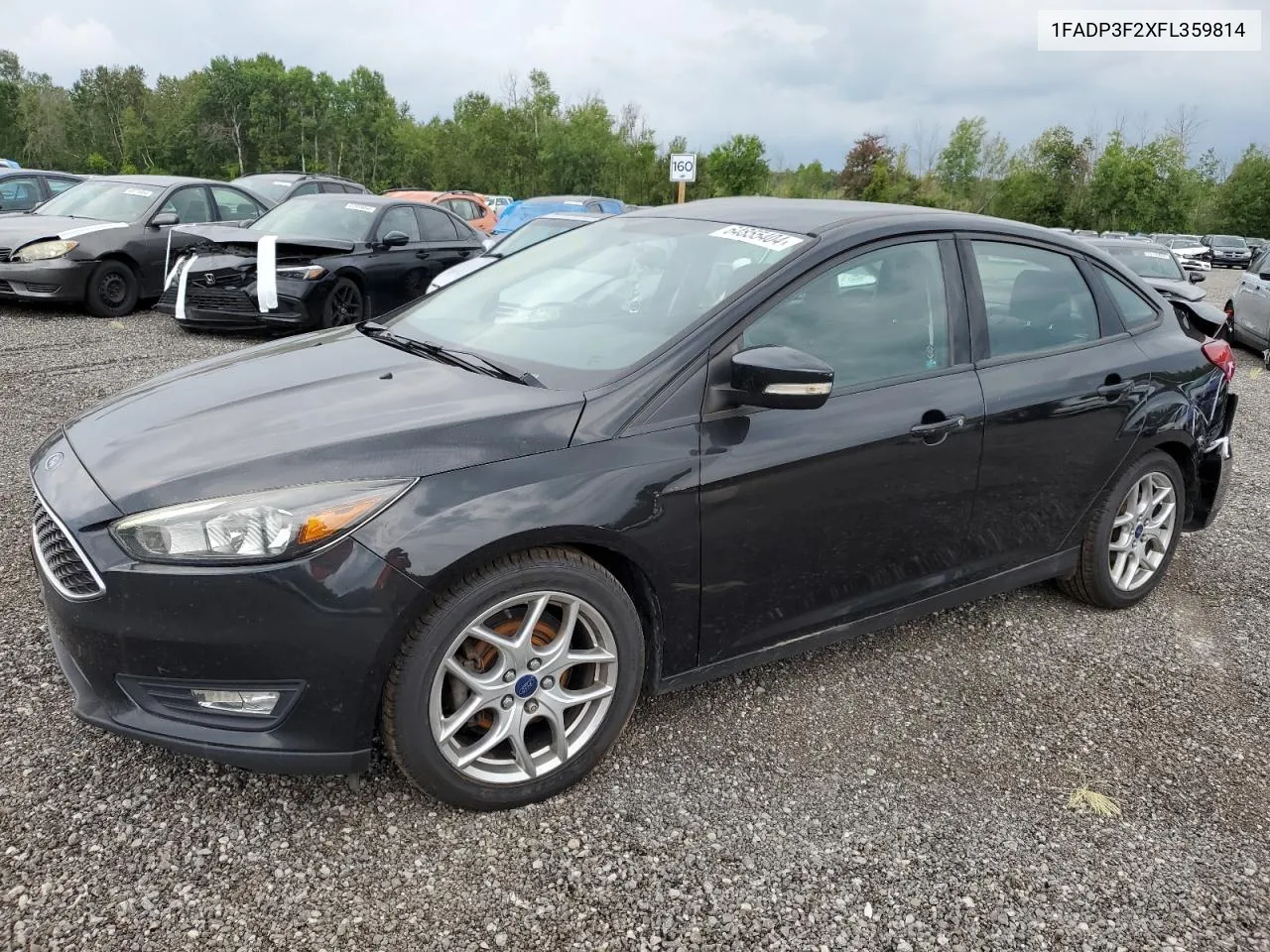 2015 Ford Focus Se VIN: 1FADP3F2XFL359814 Lot: 64855404