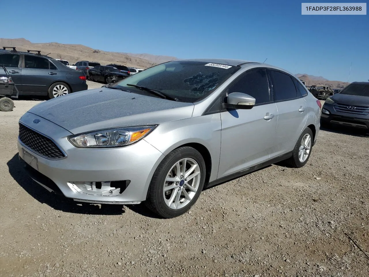 2015 Ford Focus Se VIN: 1FADP3F28FL363988 Lot: 65203744