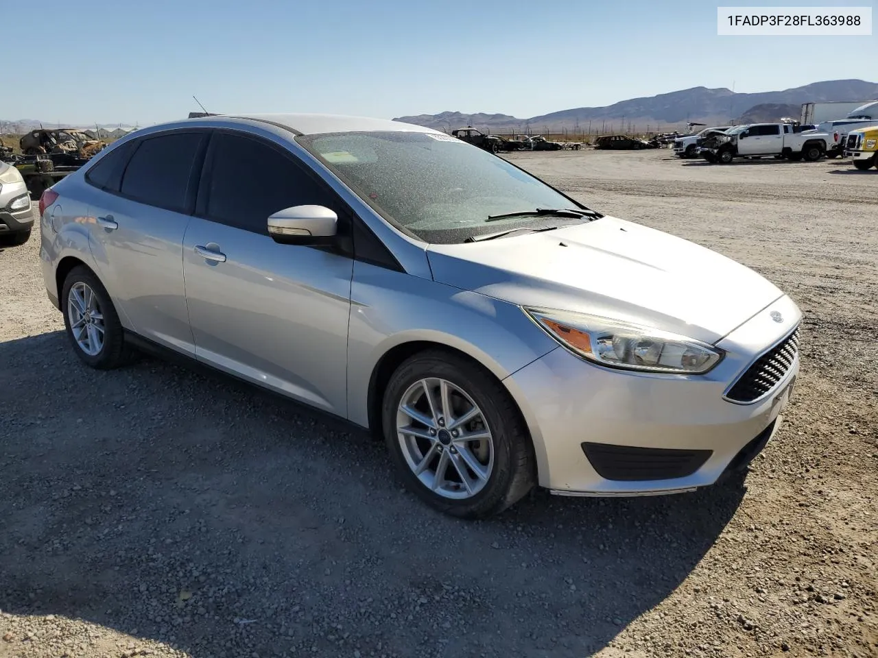 2015 Ford Focus Se VIN: 1FADP3F28FL363988 Lot: 65203744