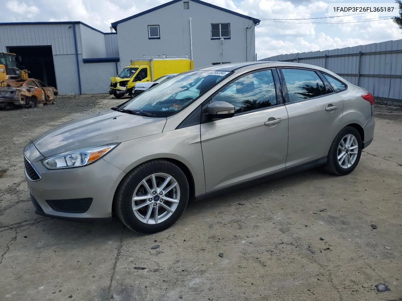 1FADP3F26FL365187 2015 Ford Focus Se