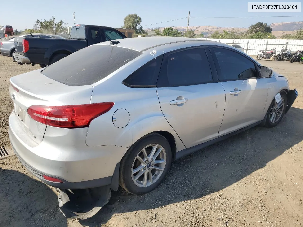 2015 Ford Focus Se VIN: 1FADP3F27FL330464 Lot: 65436284