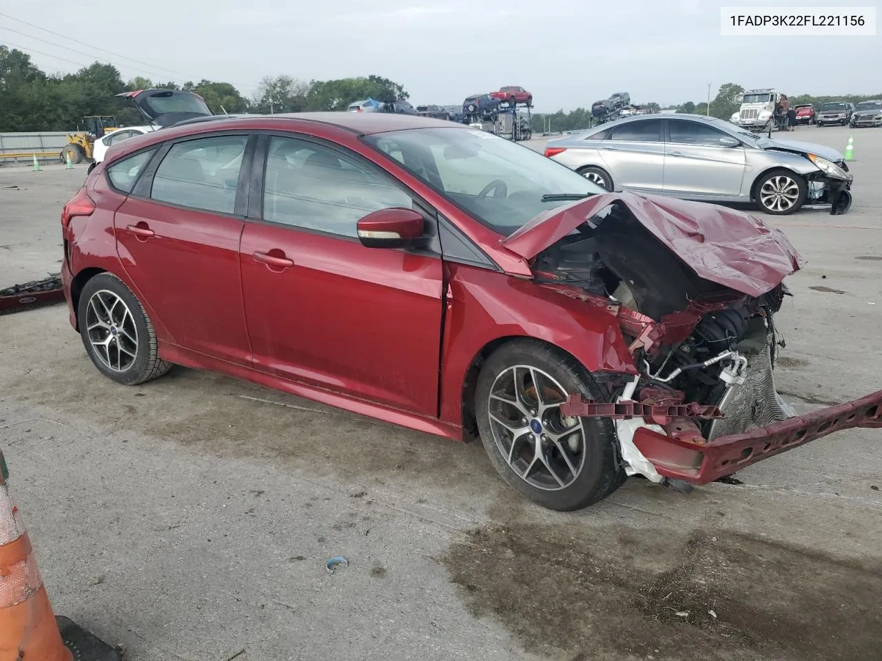 2015 Ford Focus Se VIN: 1FADP3K22FL221156 Lot: 65483324