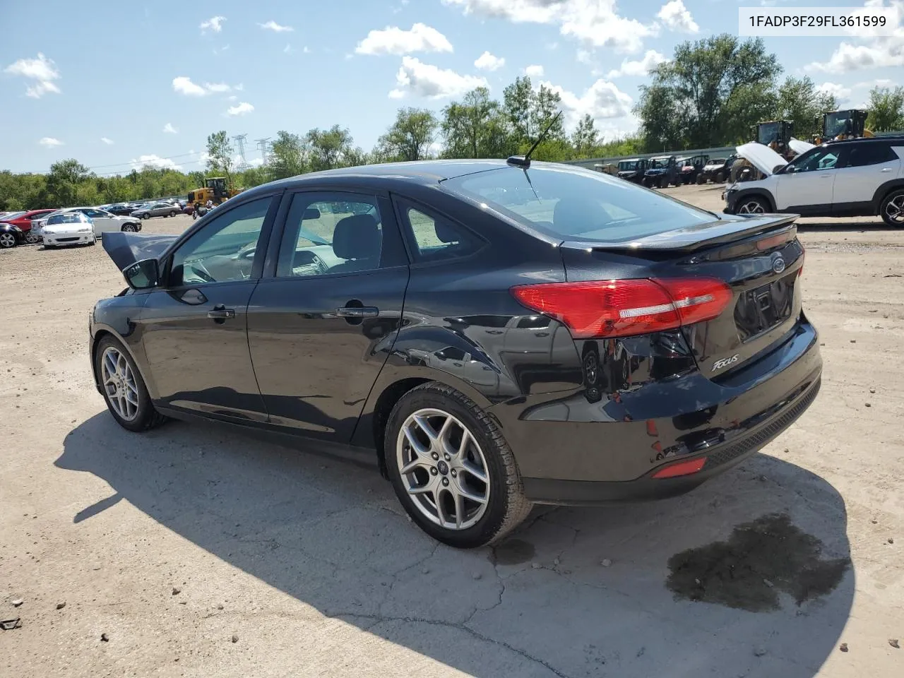 2015 Ford Focus Se VIN: 1FADP3F29FL361599 Lot: 65856354