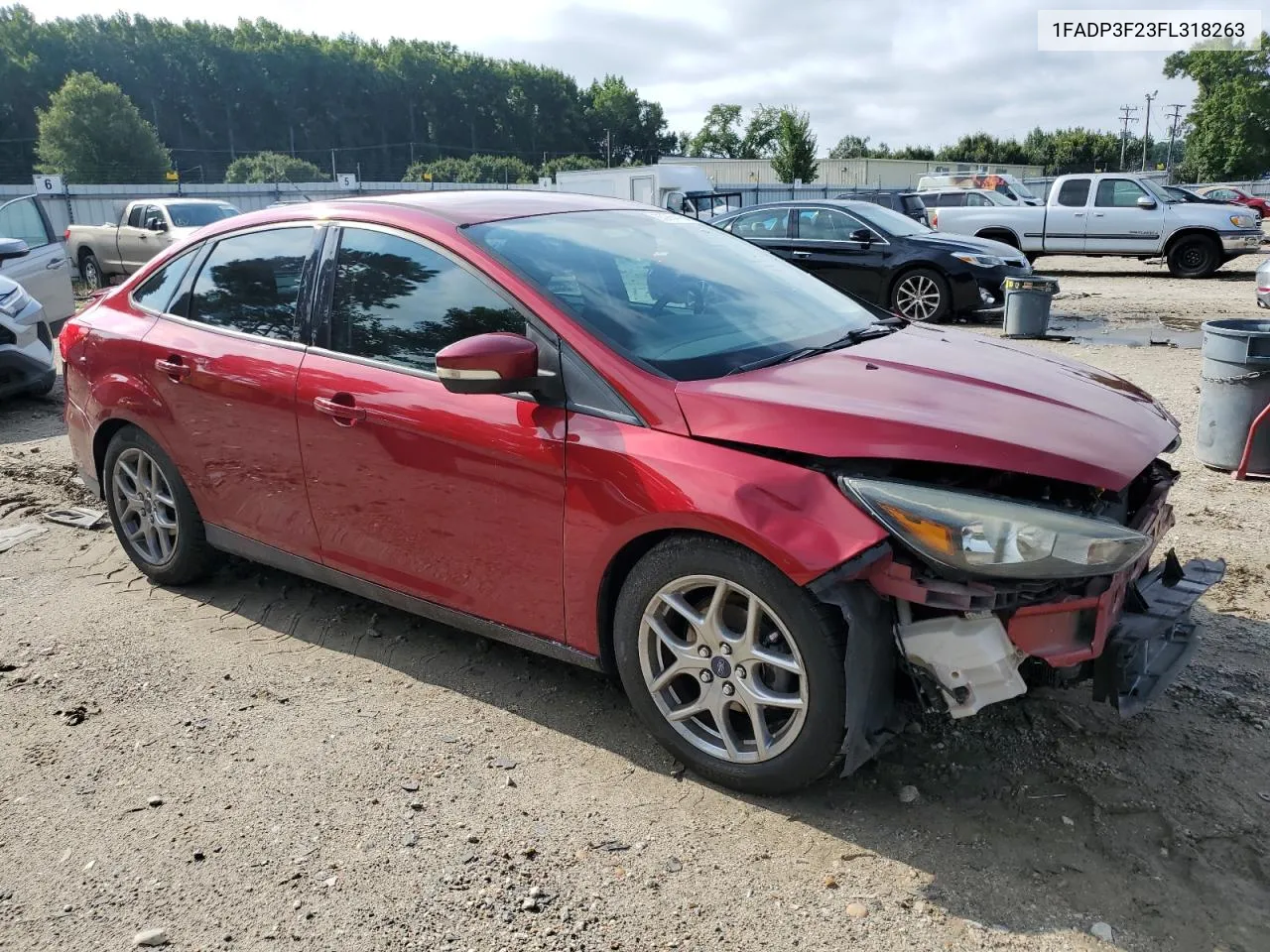 2015 Ford Focus Se VIN: 1FADP3F23FL318263 Lot: 65964184