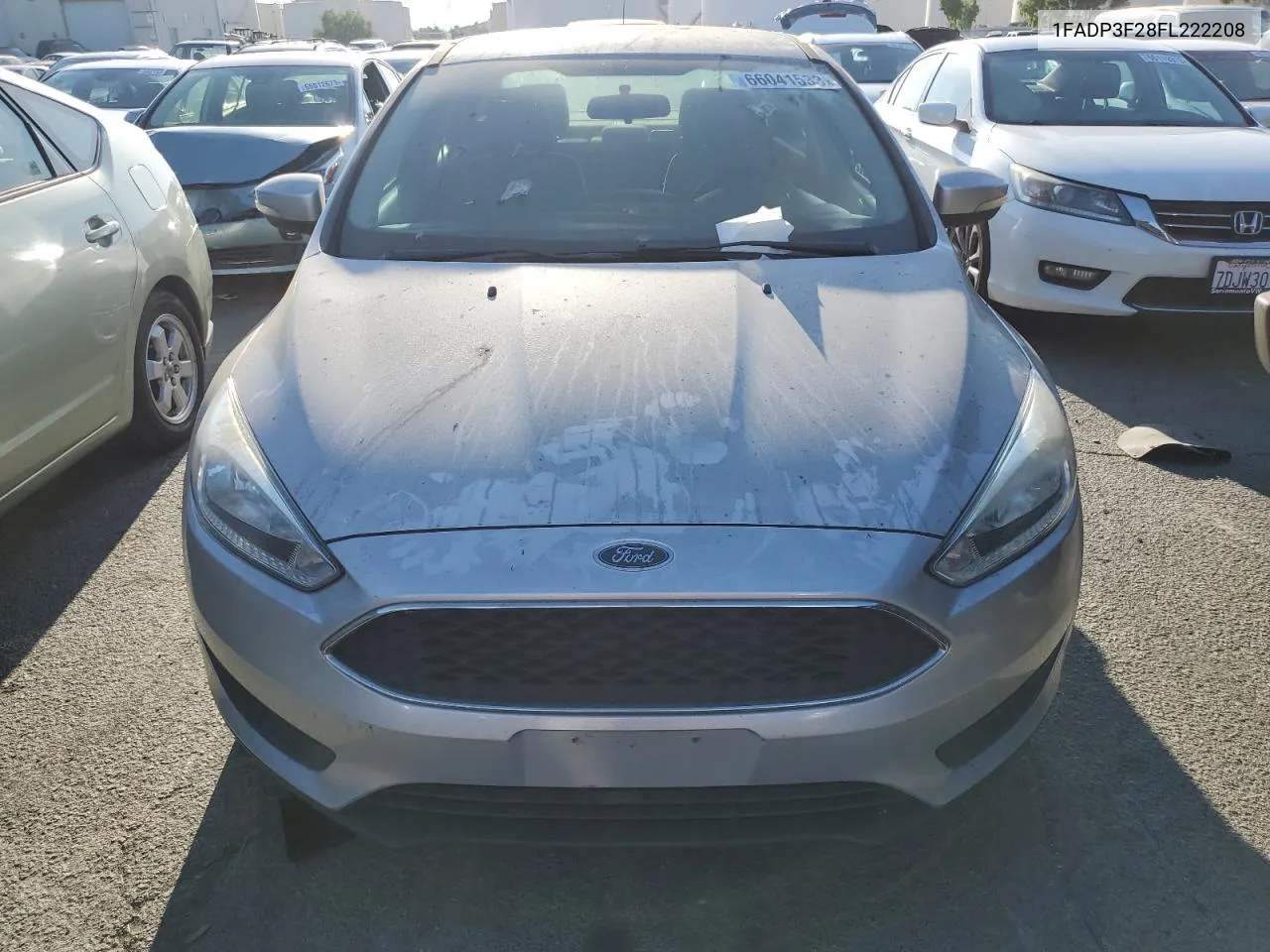 2015 Ford Focus Se VIN: 1FADP3F28FL222208 Lot: 66041533