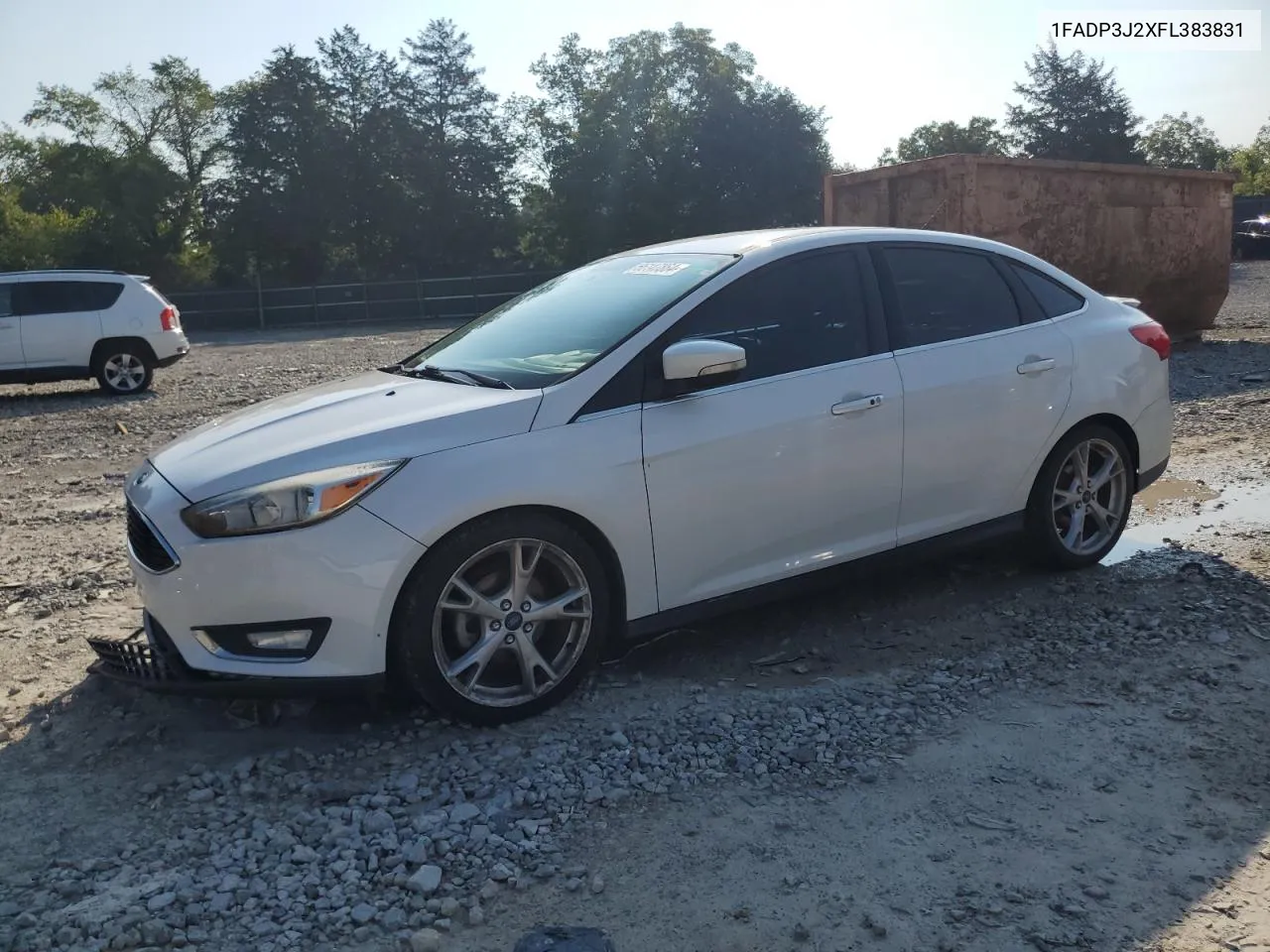 2015 Ford Focus Titanium VIN: 1FADP3J2XFL383831 Lot: 66147864