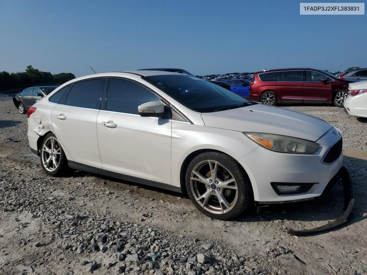 2015 Ford Focus Titanium VIN: 1FADP3J2XFL383831 Lot: 66147864