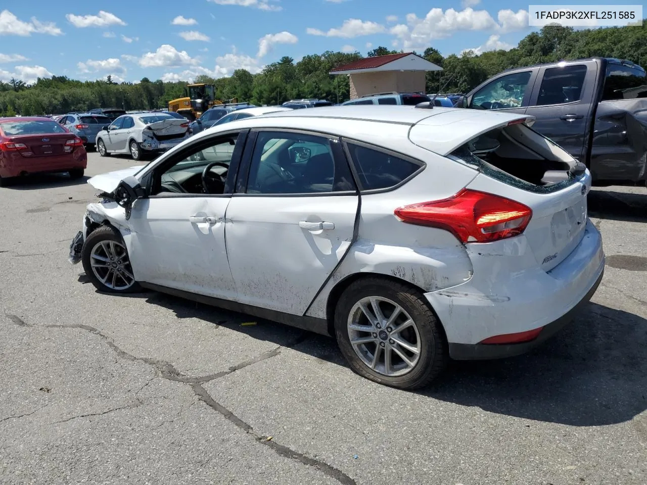 2015 Ford Focus Se VIN: 1FADP3K2XFL251585 Lot: 67040334