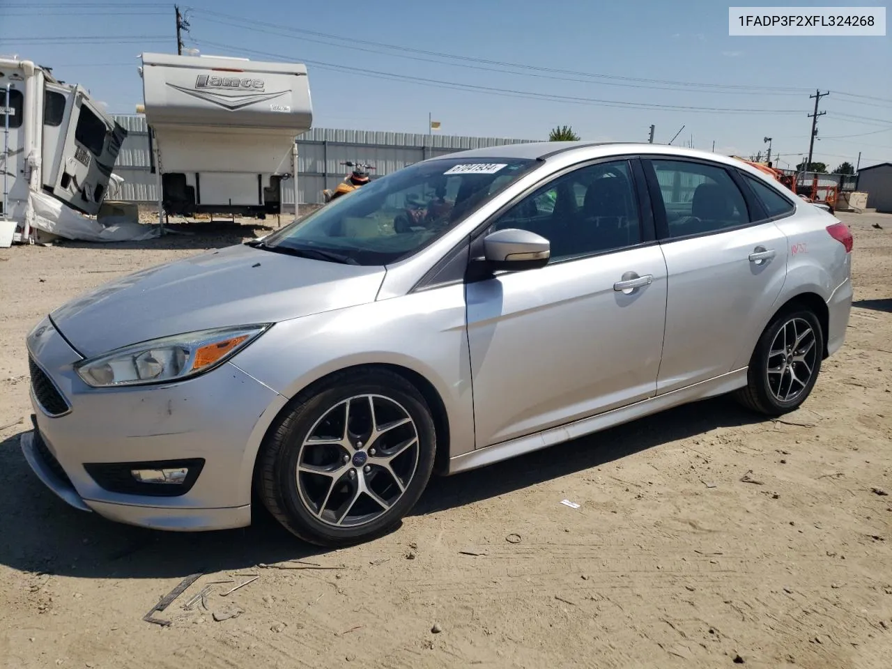 2015 Ford Focus Se VIN: 1FADP3F2XFL324268 Lot: 67041934