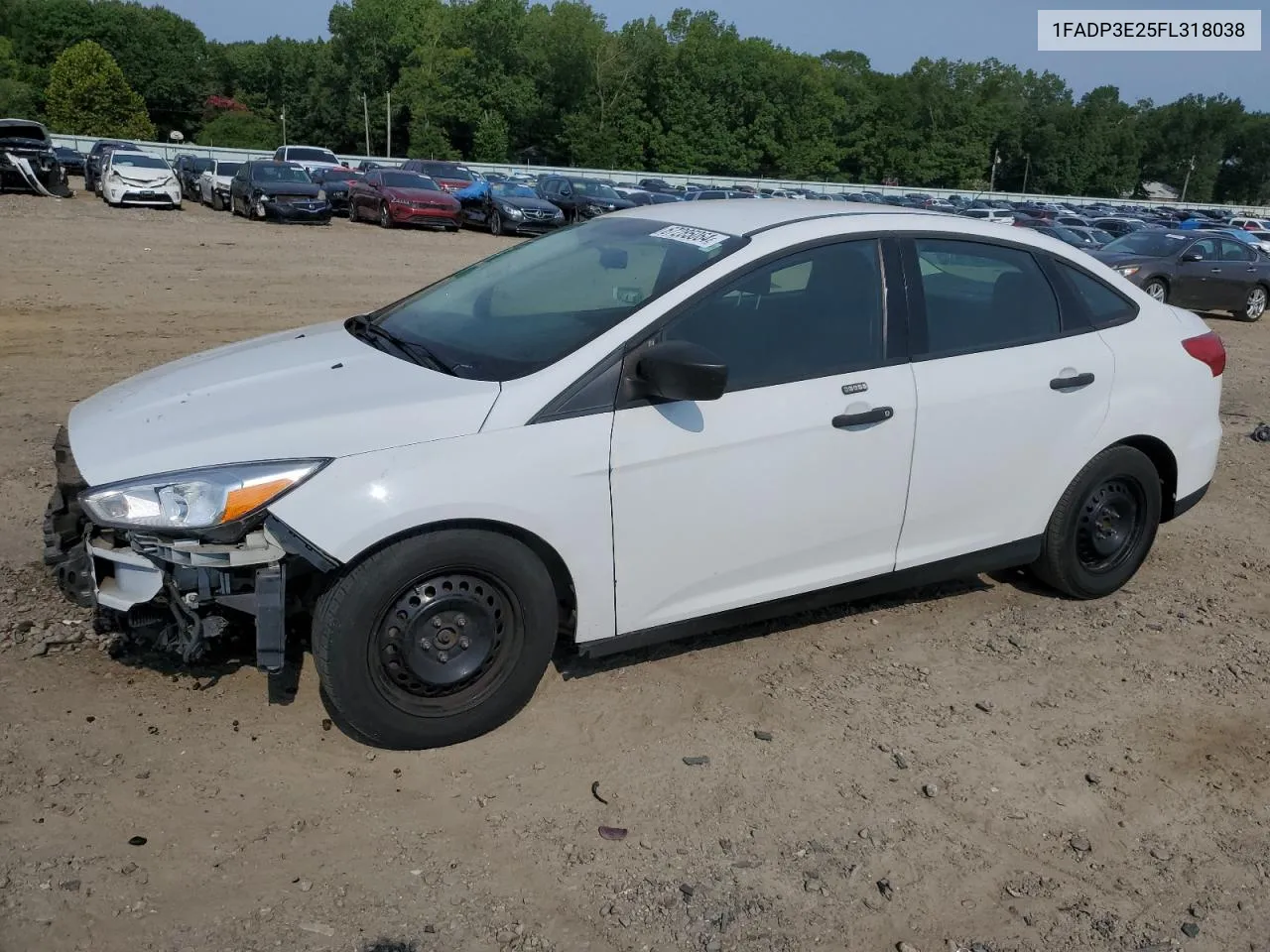 2015 Ford Focus S VIN: 1FADP3E25FL318038 Lot: 67285064