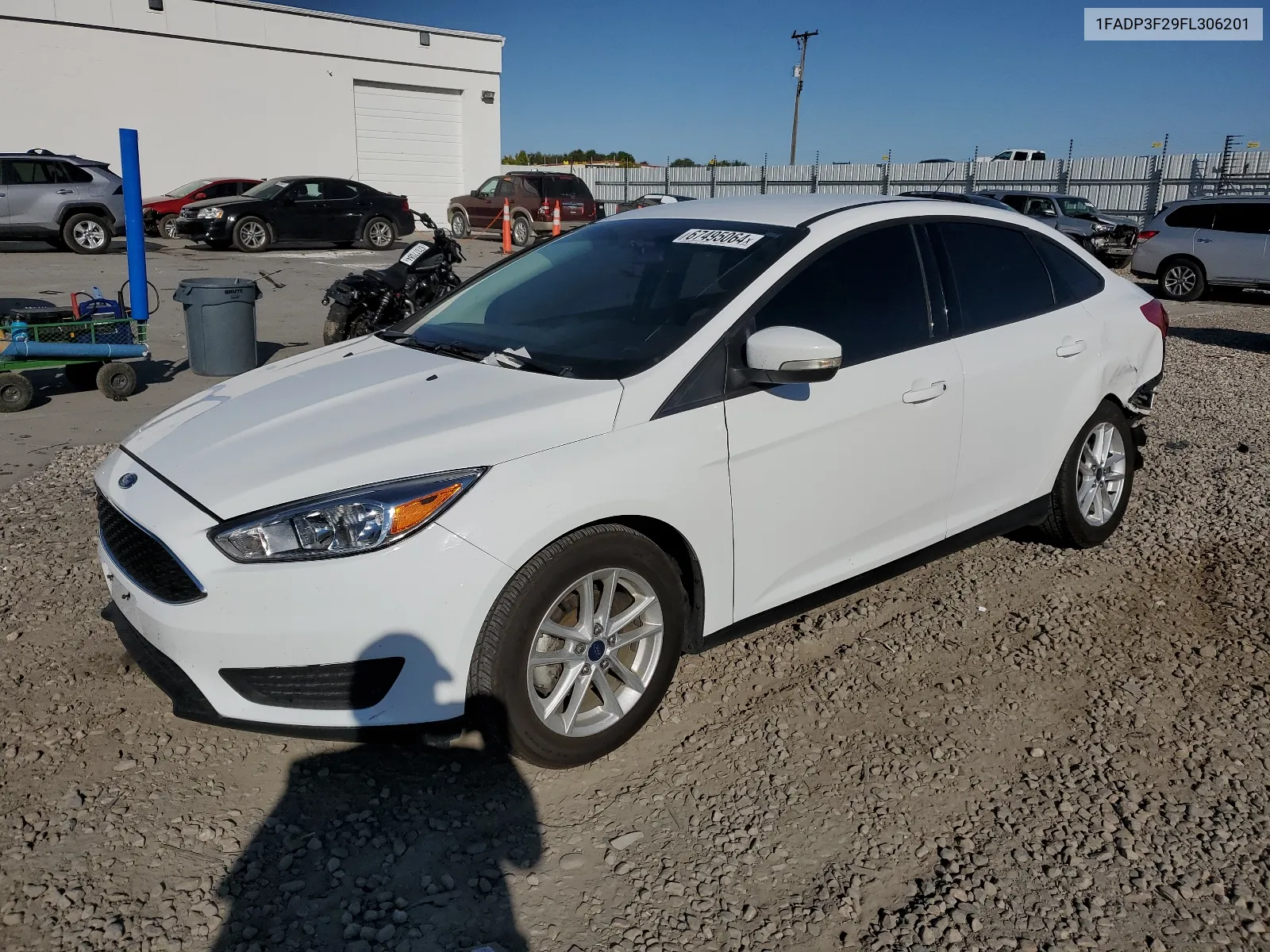 2015 Ford Focus Se VIN: 1FADP3F29FL306201 Lot: 67495064