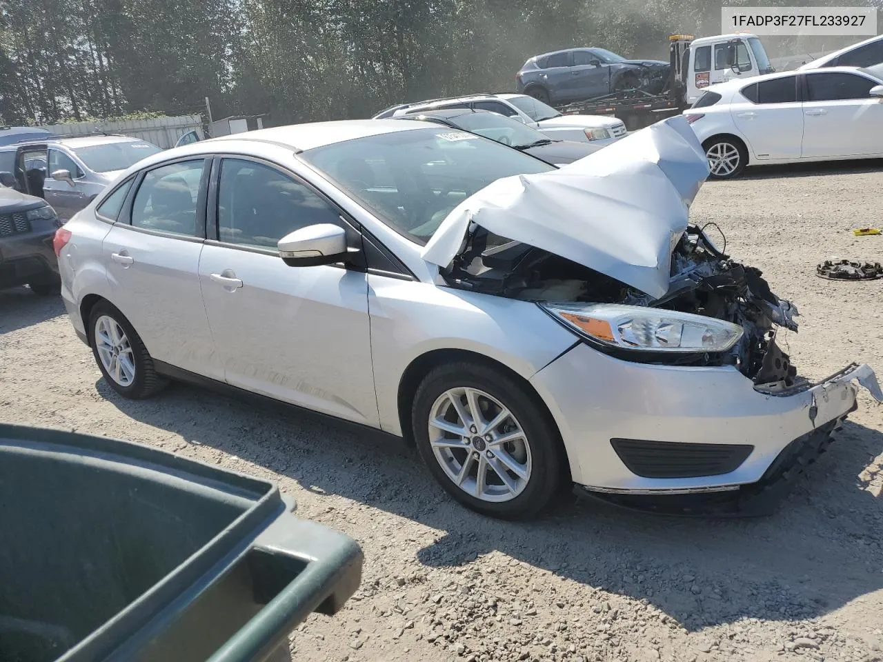 2015 Ford Focus Se VIN: 1FADP3F27FL233927 Lot: 67541374