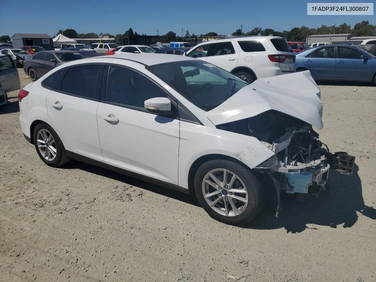 2015 Ford Focus Se VIN: 1FADP3F24FL300807 Lot: 67587674