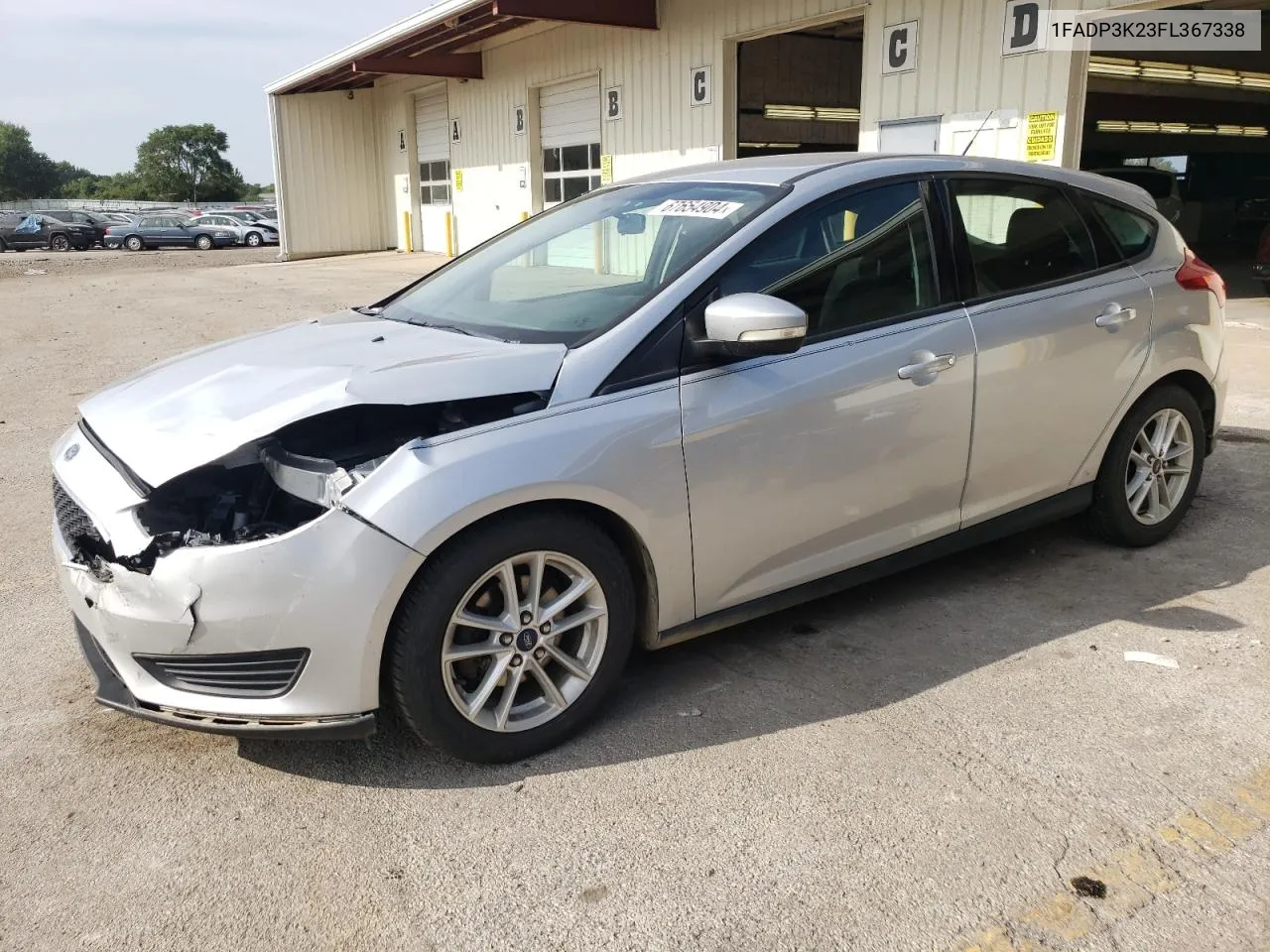 2015 Ford Focus Se VIN: 1FADP3K23FL367338 Lot: 67654904