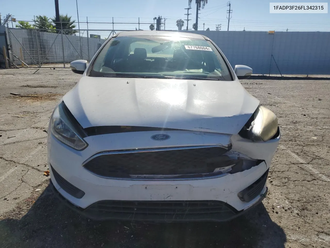 1FADP3F26FL342315 2015 Ford Focus Se