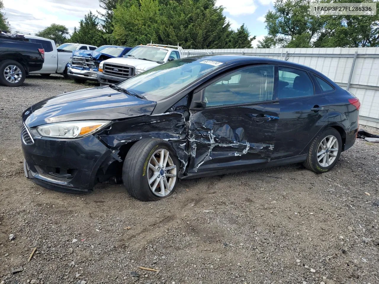 2015 Ford Focus Se VIN: 1FADP3F27FL286336 Lot: 68271114