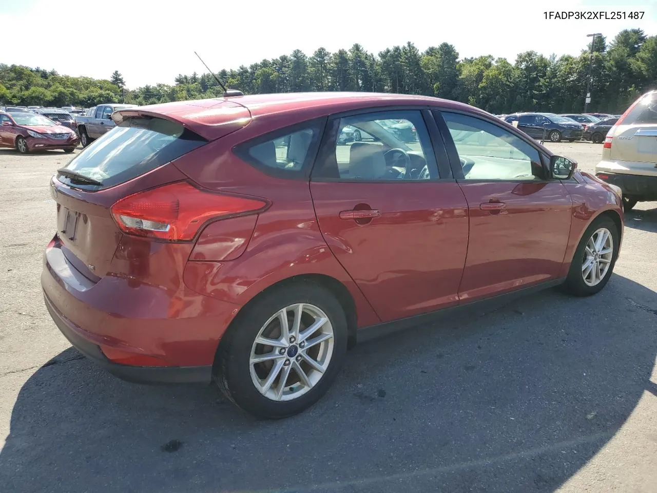 2015 Ford Focus Se VIN: 1FADP3K2XFL251487 Lot: 68289264