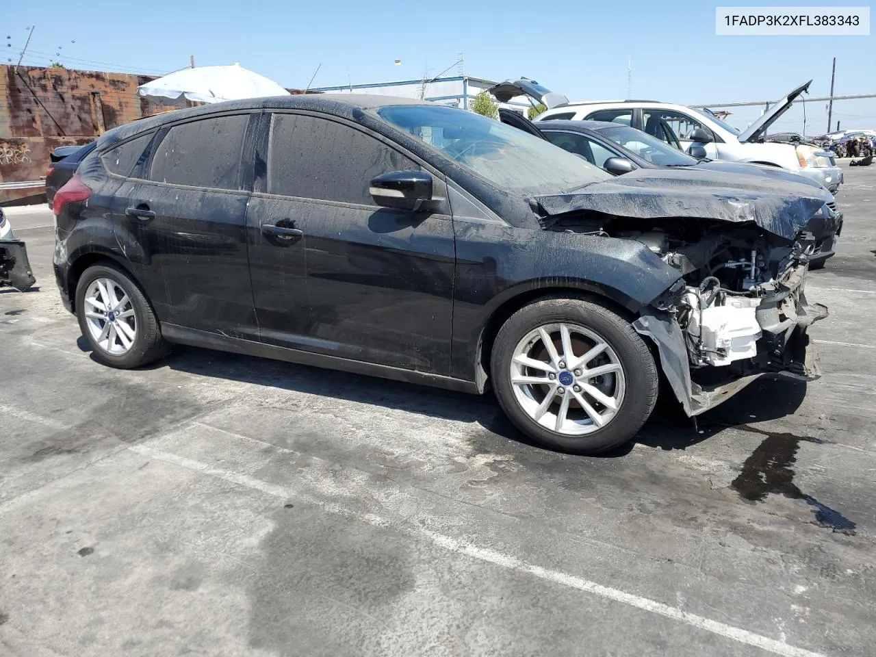 2015 Ford Focus Se VIN: 1FADP3K2XFL383343 Lot: 68302094