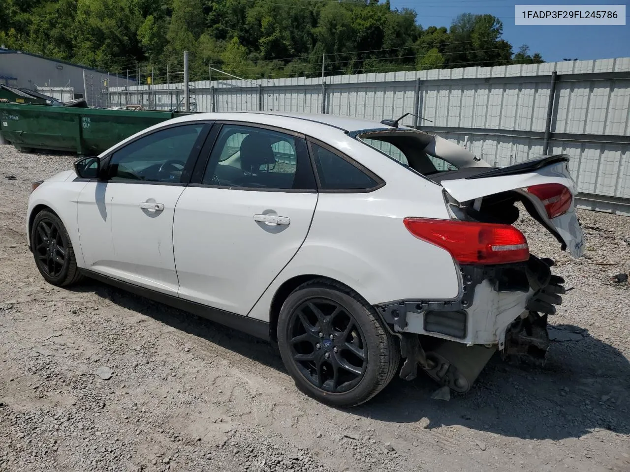 2015 Ford Focus Se VIN: 1FADP3F29FL245786 Lot: 68438484