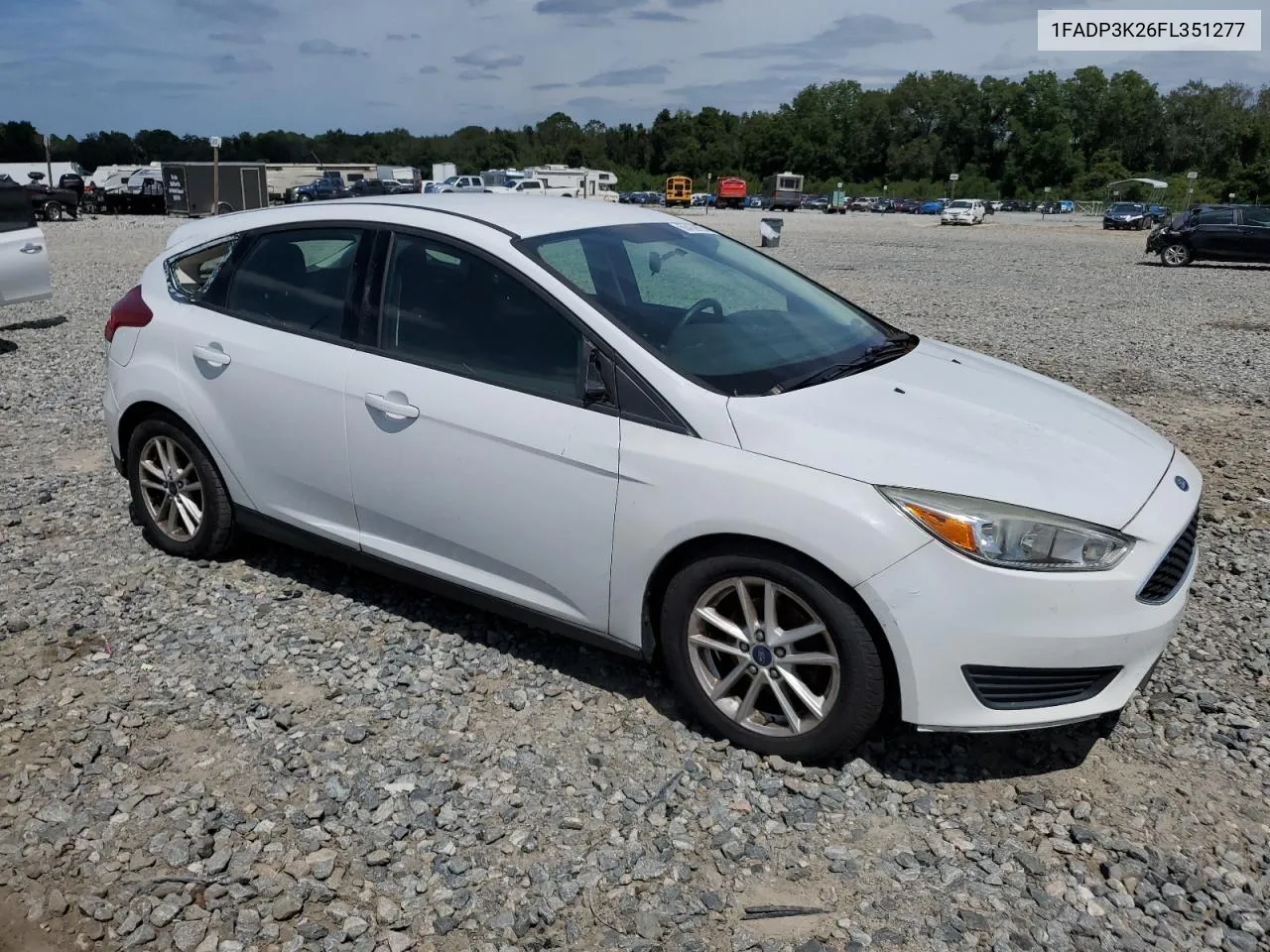 2015 Ford Focus Se VIN: 1FADP3K26FL351277 Lot: 68459924