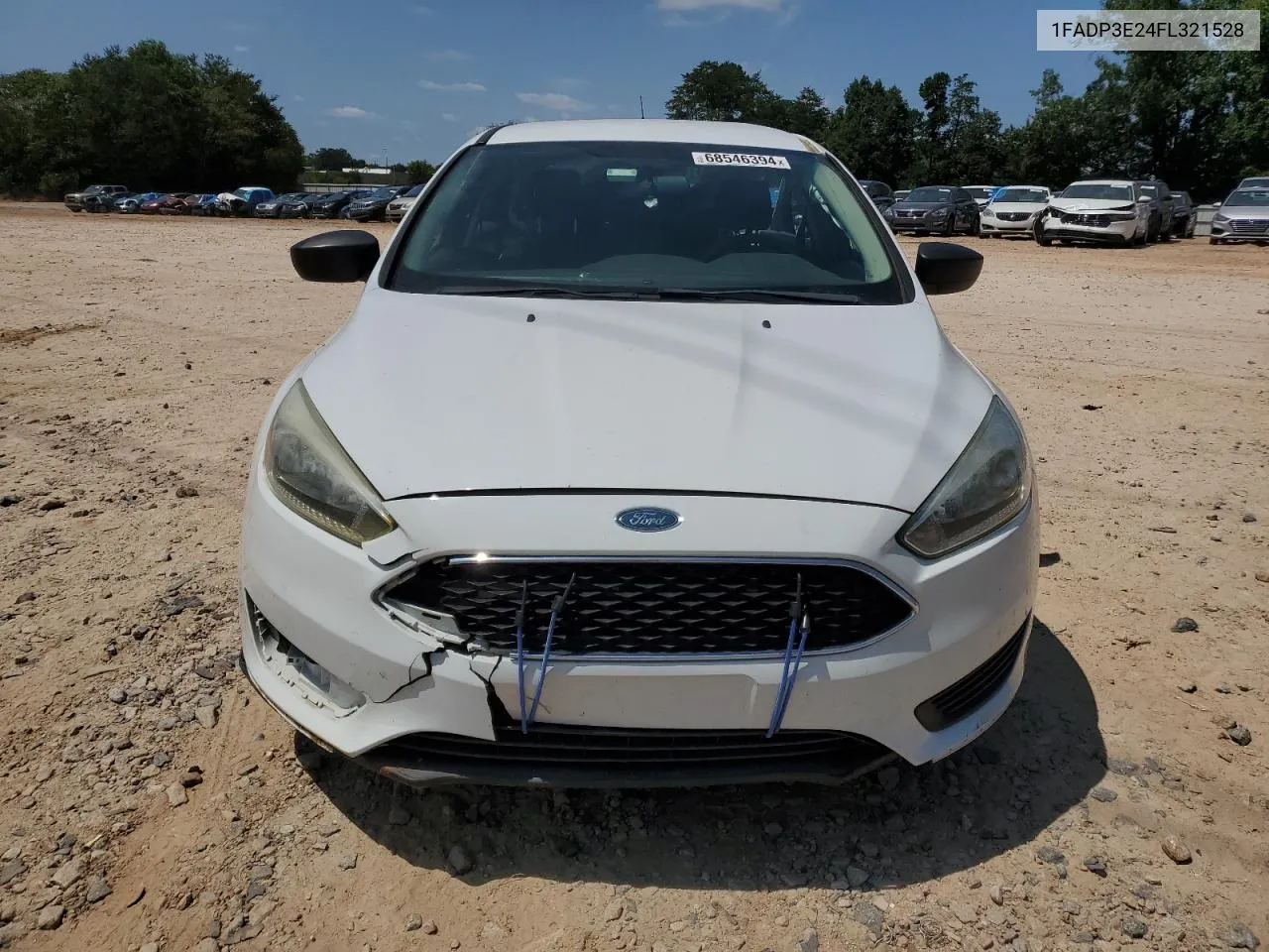 2015 Ford Focus S VIN: 1FADP3E24FL321528 Lot: 68546394