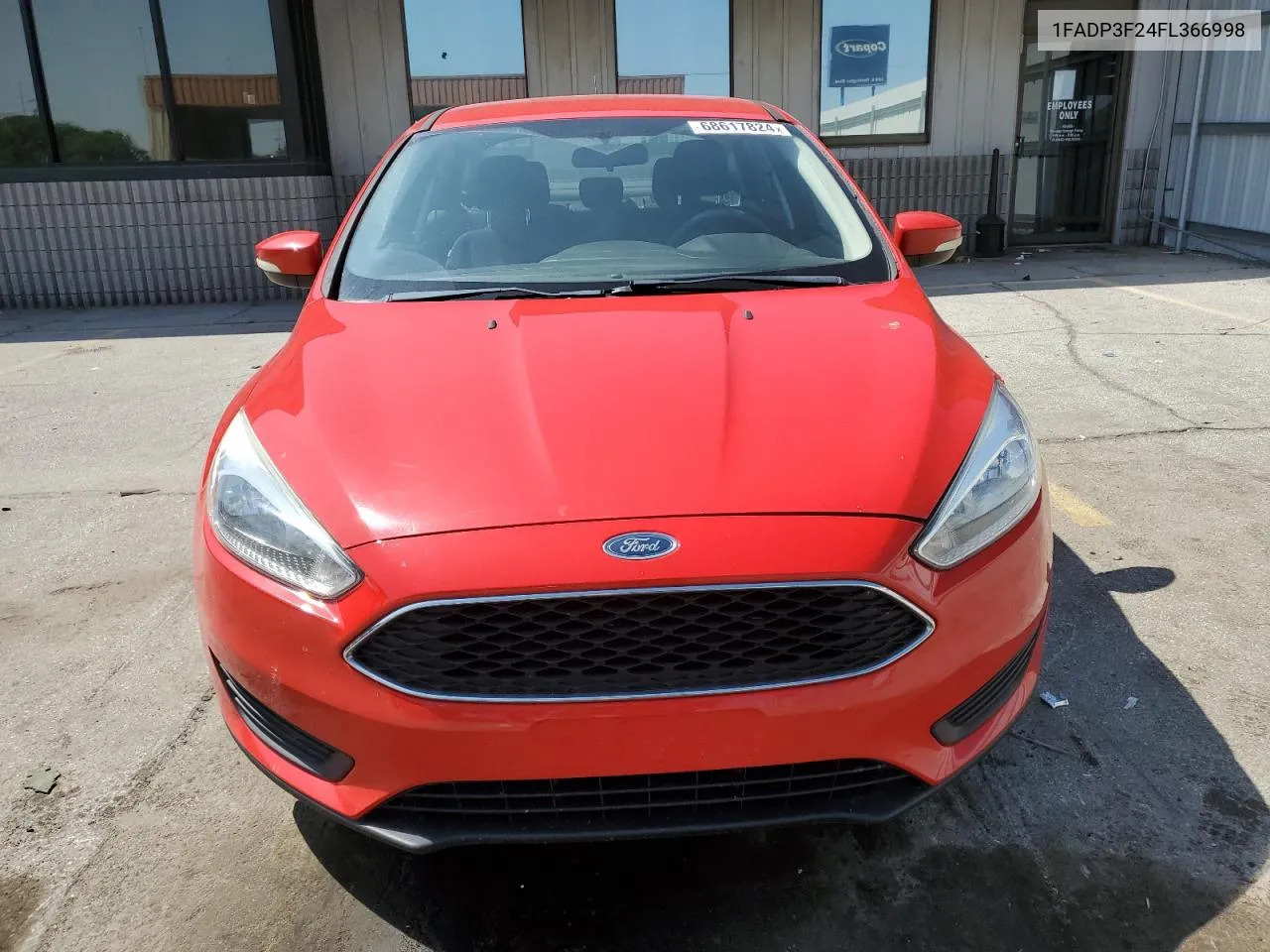 2015 Ford Focus Se VIN: 1FADP3F24FL366998 Lot: 68617824