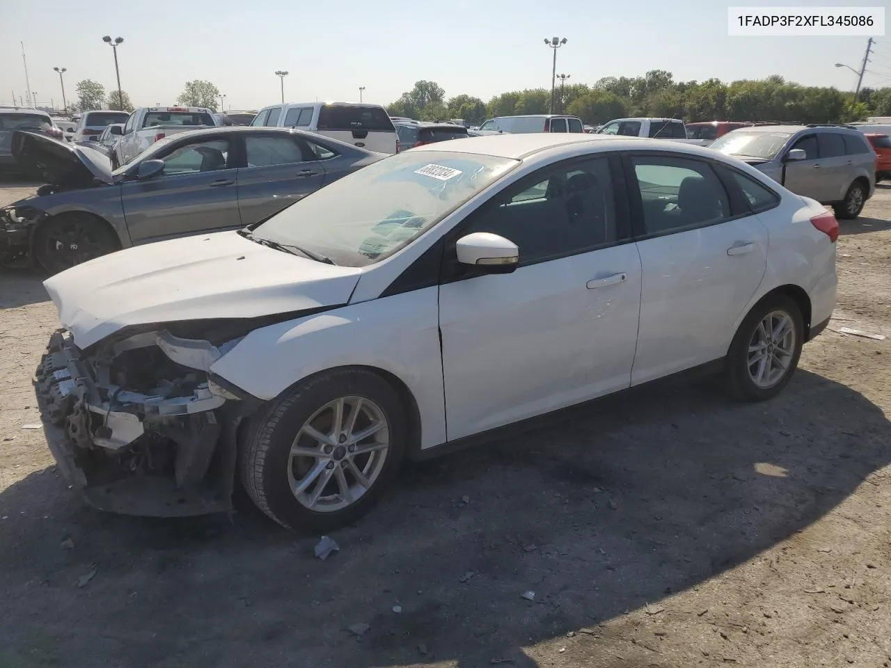 2015 Ford Focus Se VIN: 1FADP3F2XFL345086 Lot: 68832034