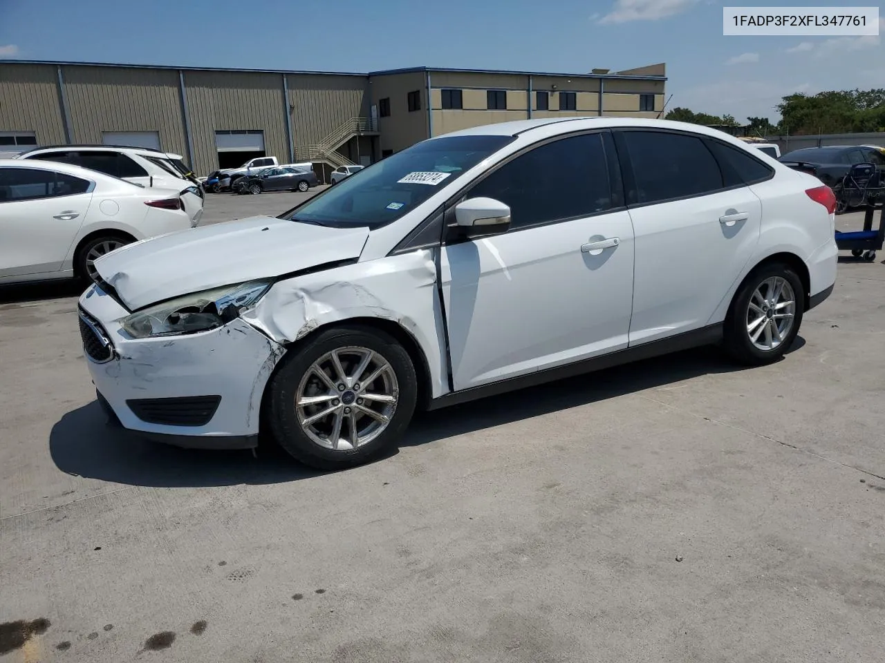 2015 Ford Focus Se VIN: 1FADP3F2XFL347761 Lot: 68853274