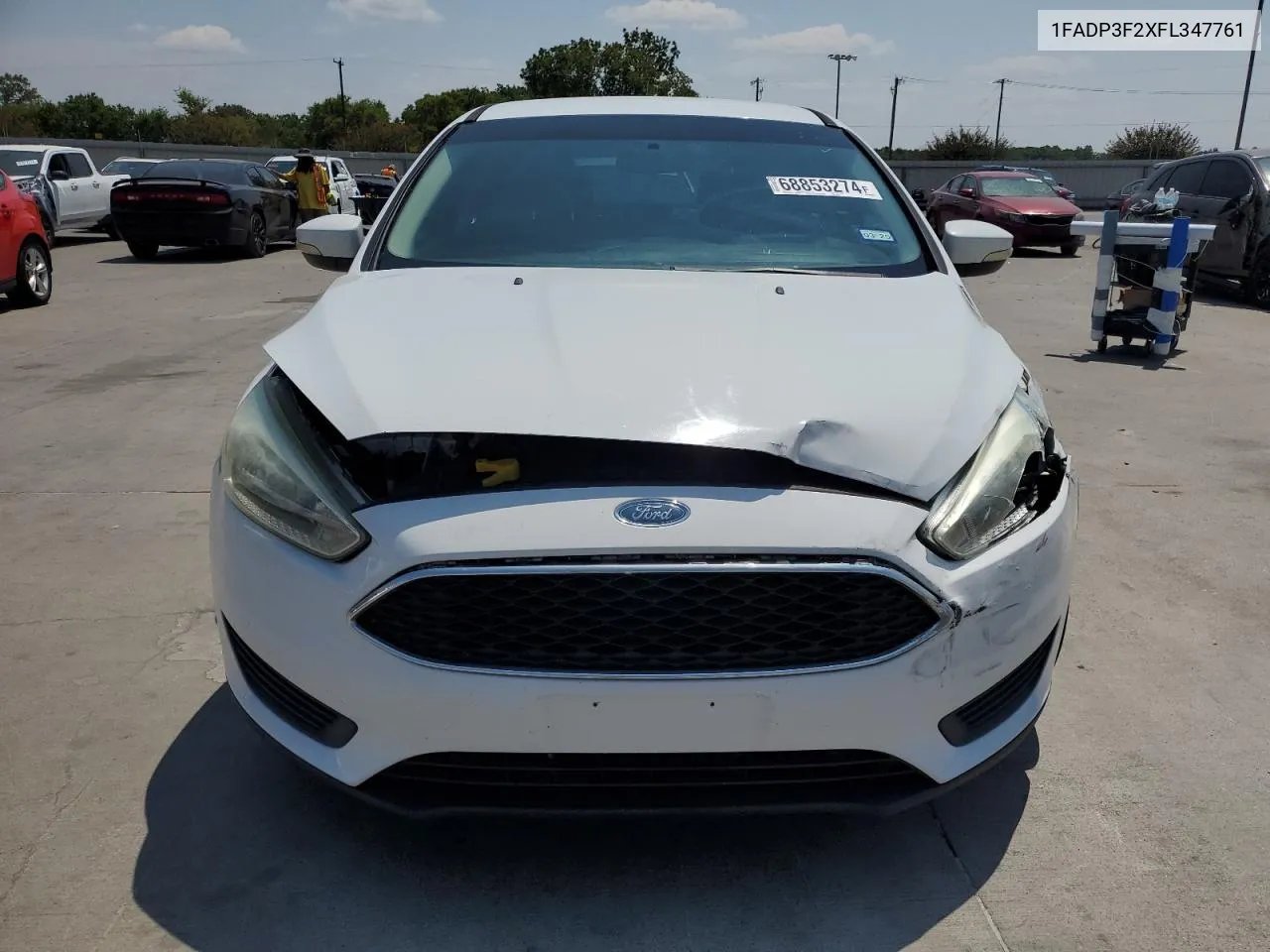 2015 Ford Focus Se VIN: 1FADP3F2XFL347761 Lot: 68853274