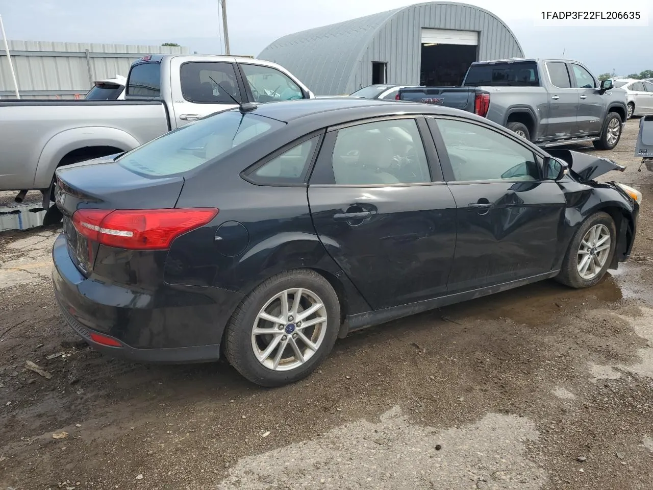 2015 Ford Focus Se VIN: 1FADP3F22FL206635 Lot: 68886684