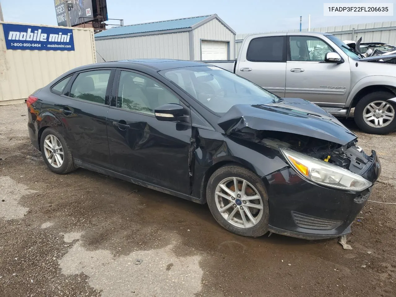 2015 Ford Focus Se VIN: 1FADP3F22FL206635 Lot: 68886684