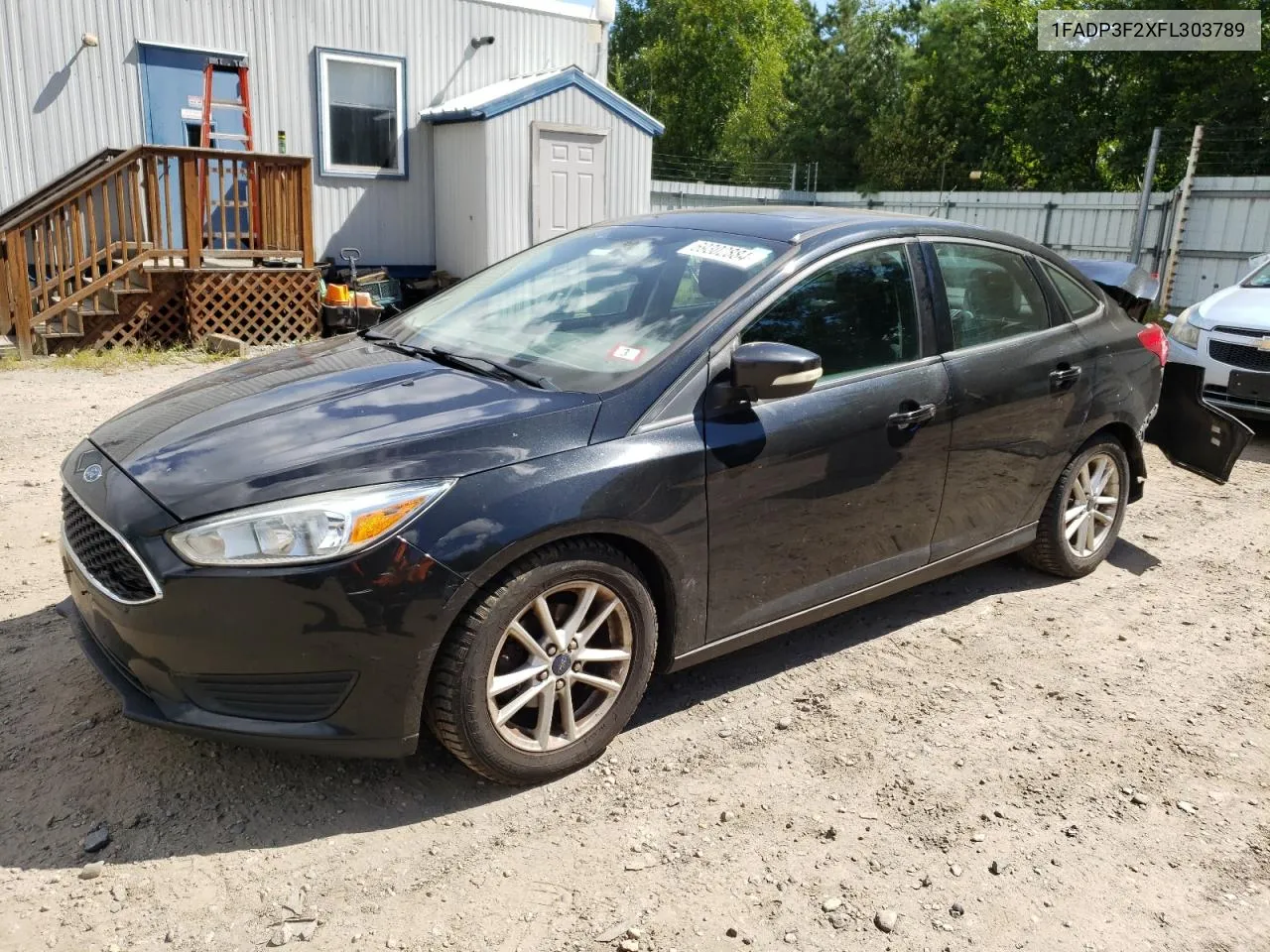 2015 Ford Focus Se VIN: 1FADP3F2XFL303789 Lot: 69302884