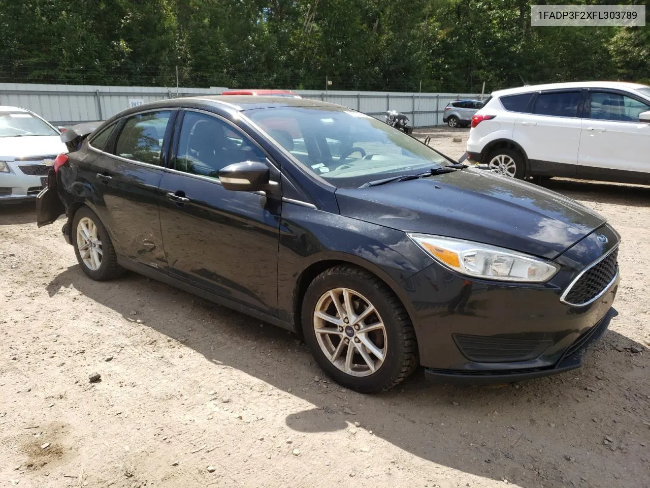 2015 Ford Focus Se VIN: 1FADP3F2XFL303789 Lot: 69302884