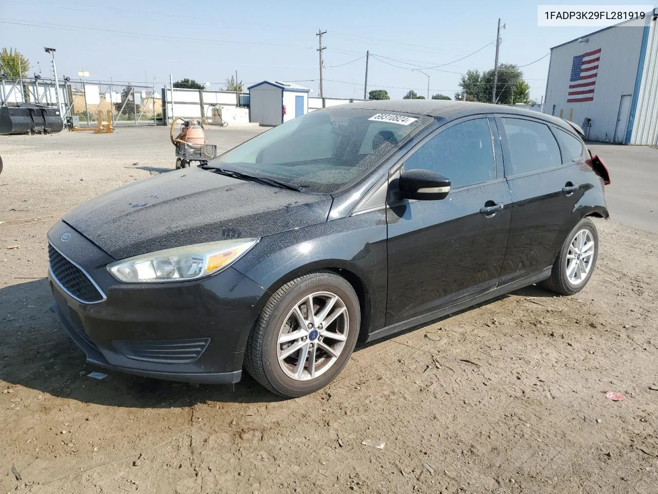 2015 Ford Focus Se VIN: 1FADP3K29FL281919 Lot: 69310824