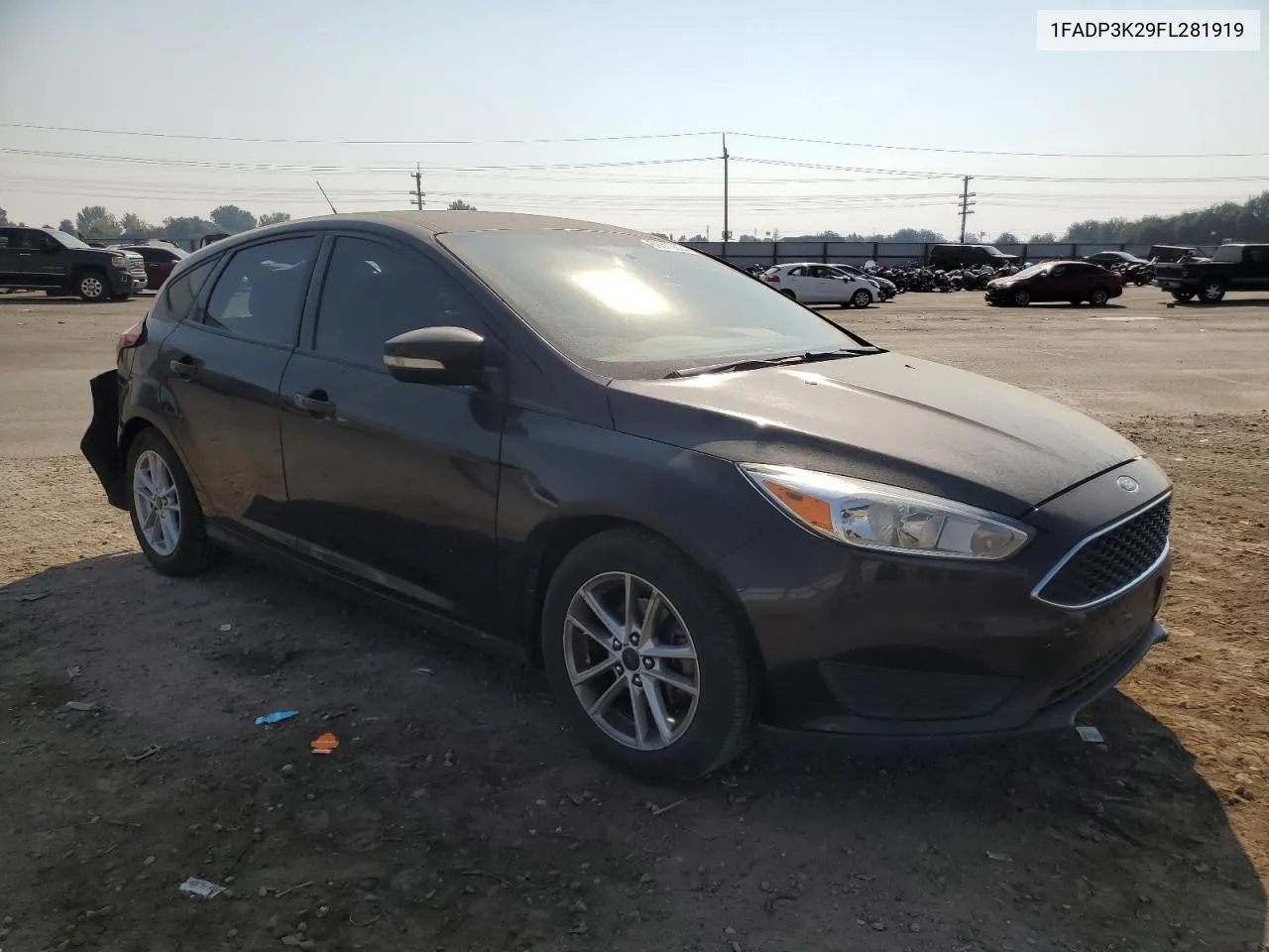 2015 Ford Focus Se VIN: 1FADP3K29FL281919 Lot: 69310824