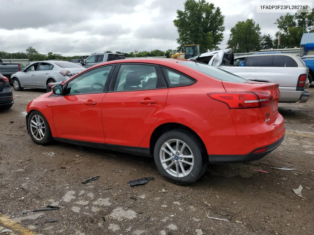 2015 Ford Focus Se VIN: 1FADP3F23FL282767 Lot: 69438244