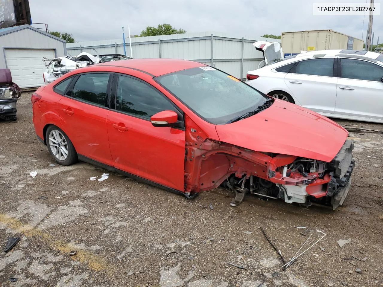 2015 Ford Focus Se VIN: 1FADP3F23FL282767 Lot: 69438244