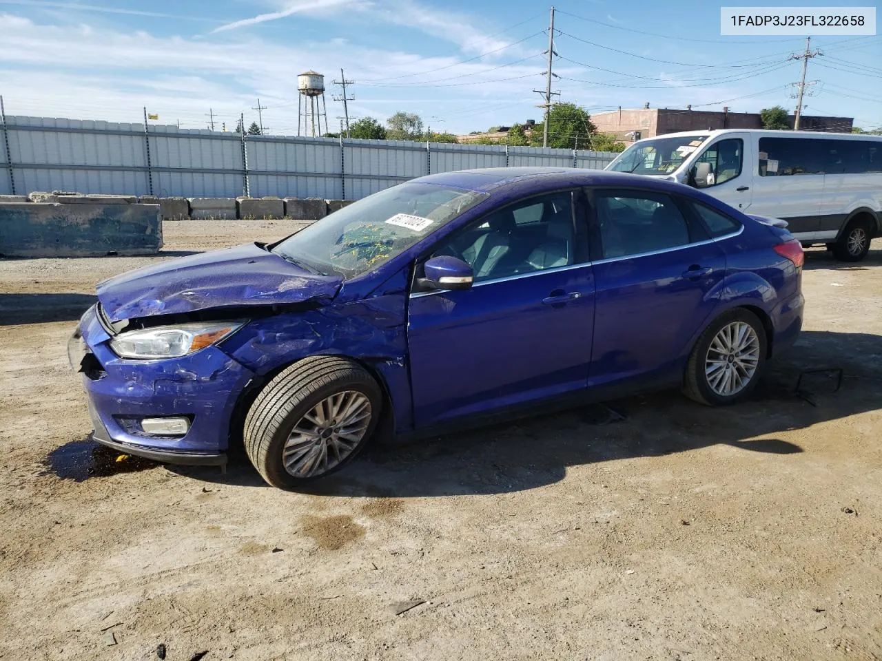 1FADP3J23FL322658 2015 Ford Focus Titanium