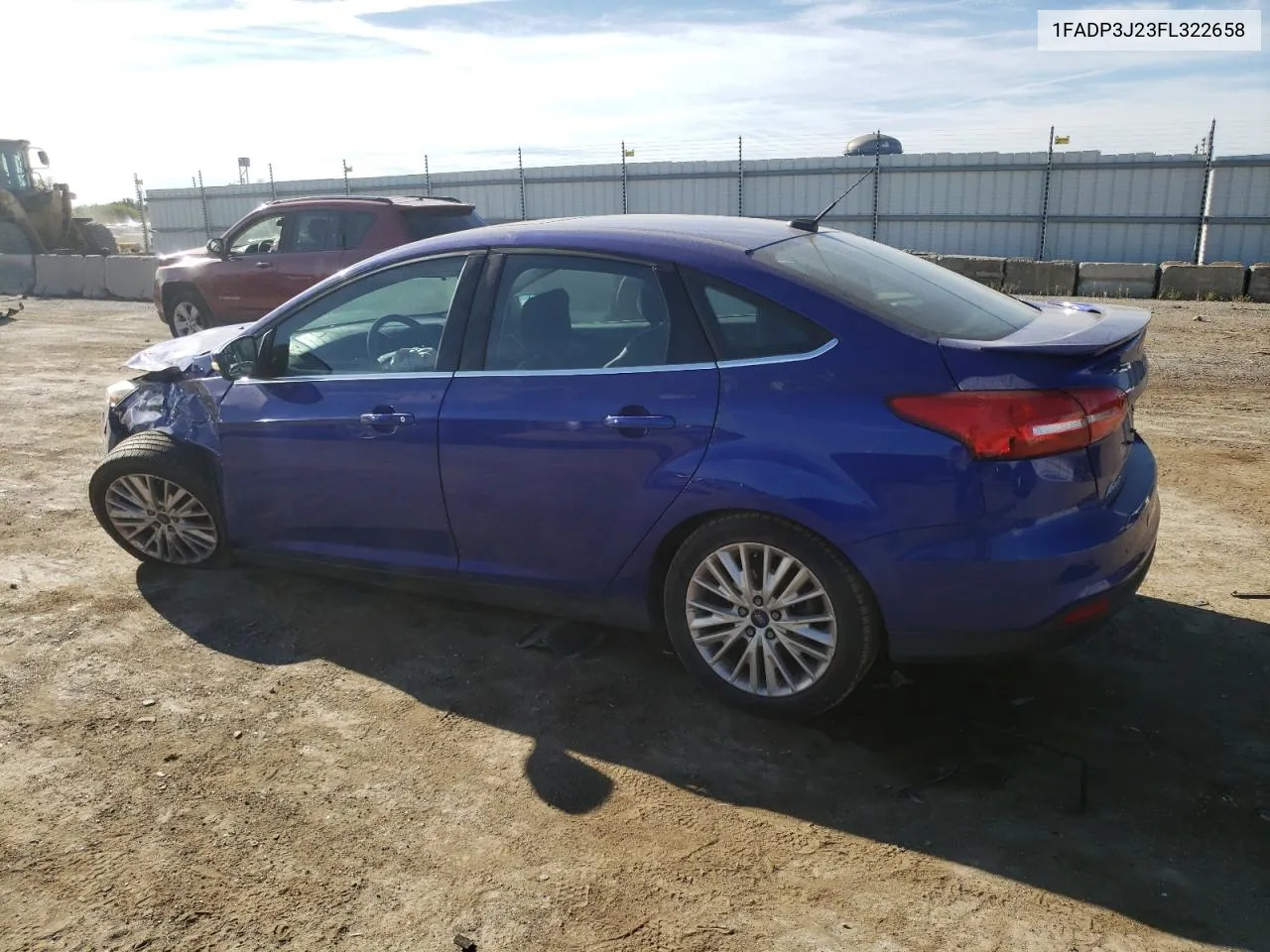 2015 Ford Focus Titanium VIN: 1FADP3J23FL322658 Lot: 69770024