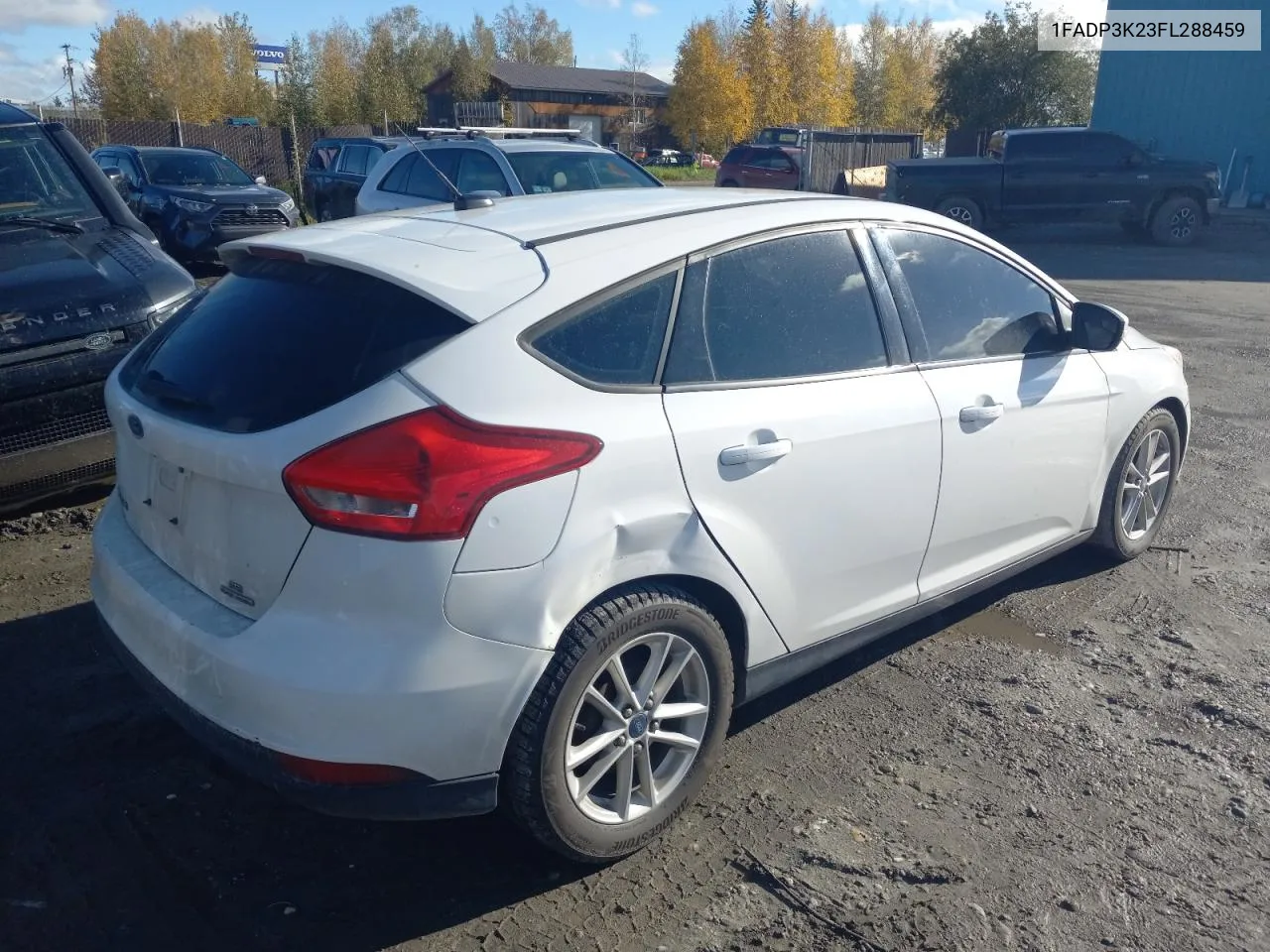 2015 Ford Focus Se VIN: 1FADP3K23FL288459 Lot: 69826444