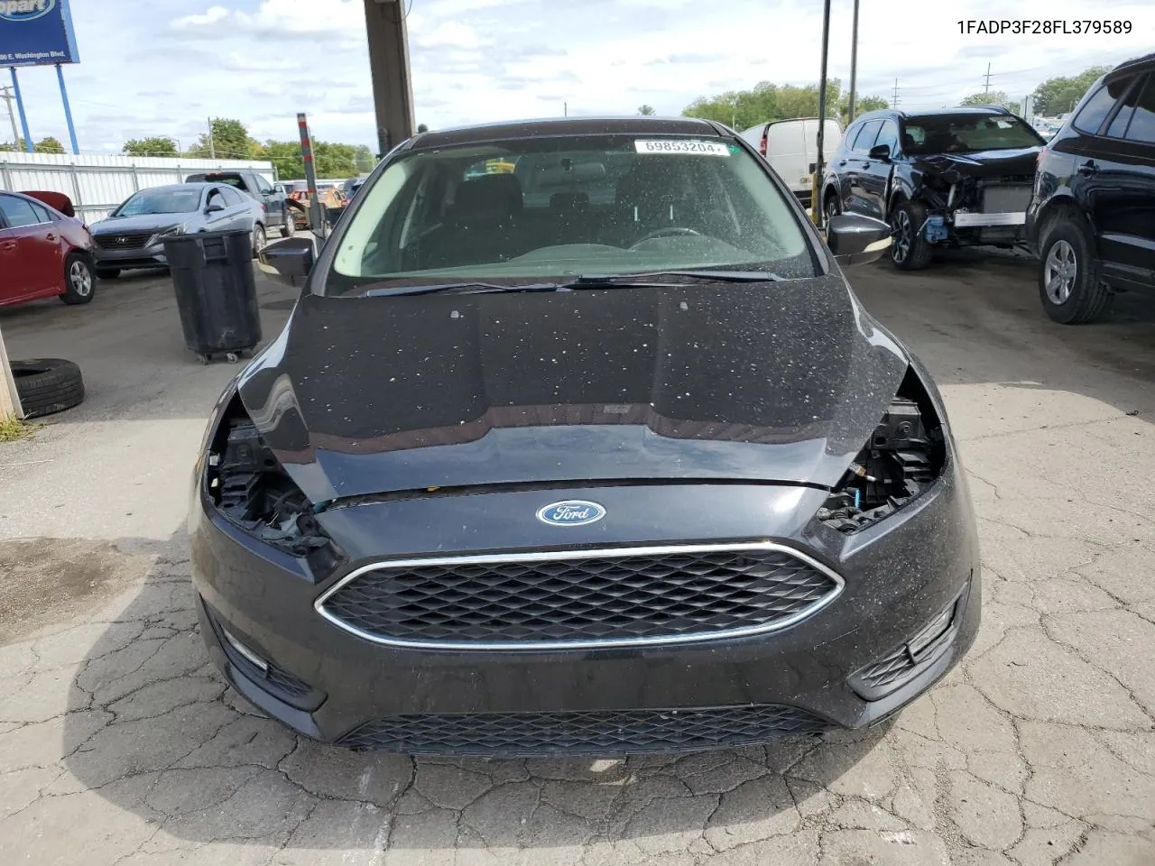 2015 Ford Focus Se VIN: 1FADP3F28FL379589 Lot: 69853204