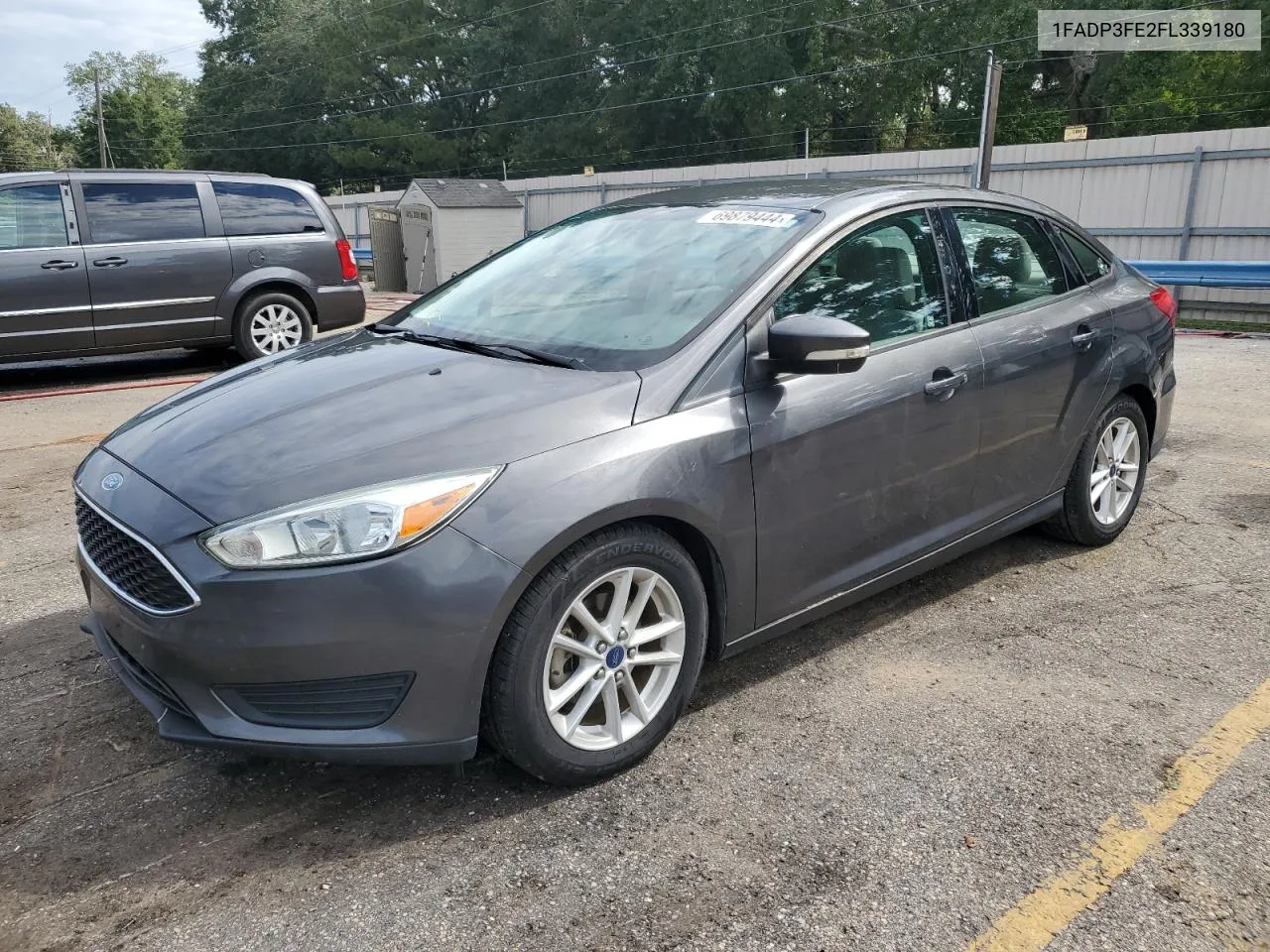 2015 Ford Focus Se VIN: 1FADP3FE2FL339180 Lot: 69879444