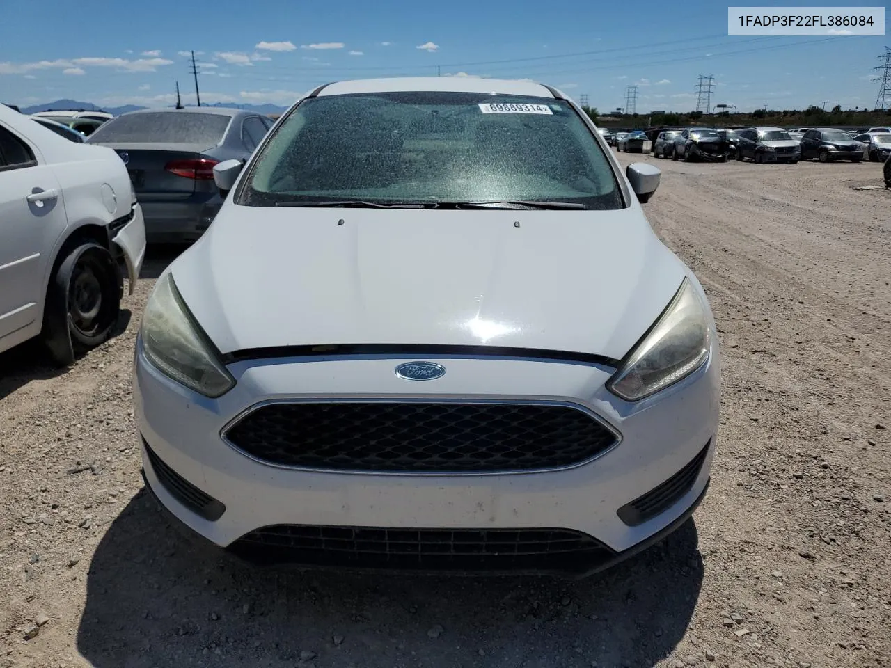 2015 Ford Focus Se VIN: 1FADP3F22FL386084 Lot: 69889314