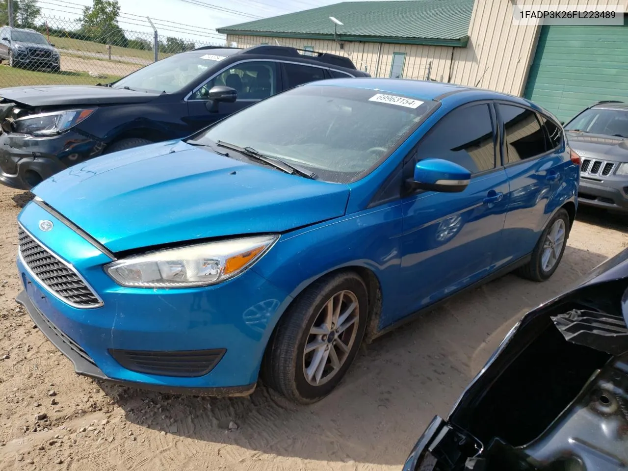 2015 Ford Focus Se VIN: 1FADP3K26FL223489 Lot: 69963154