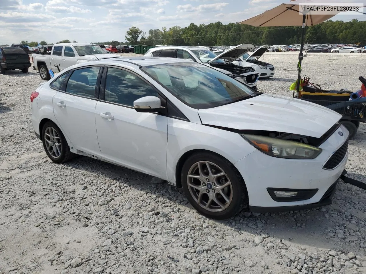 2015 Ford Focus Se VIN: 1FADP3F23FL230233 Lot: 70171344