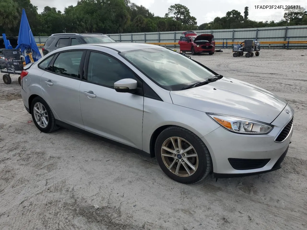 2015 Ford Focus Se VIN: 1FADP3F24FL205471 Lot: 70207944