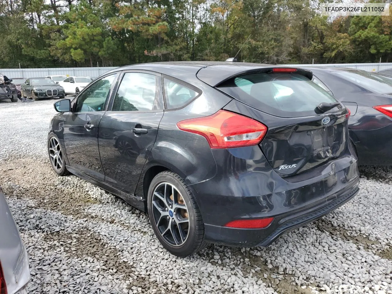 2015 Ford Focus Se VIN: 1FADP3K26FL211052 Lot: 70423334